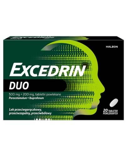 Haleon, Excedrin Duo 500 mg + 200 mg, tabletki, 20 sztuk